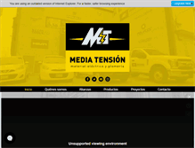 Tablet Screenshot of mediatension.com.mx